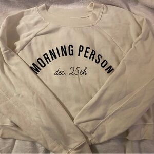 Christmas Morning Person Crewneck size M $10